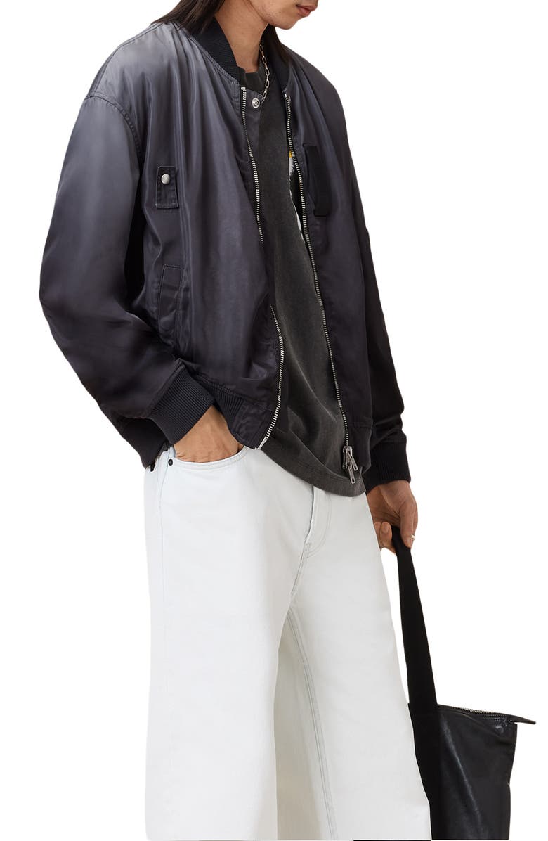 AllSaints Cascade Bomber Jacket, Alternate, color, 