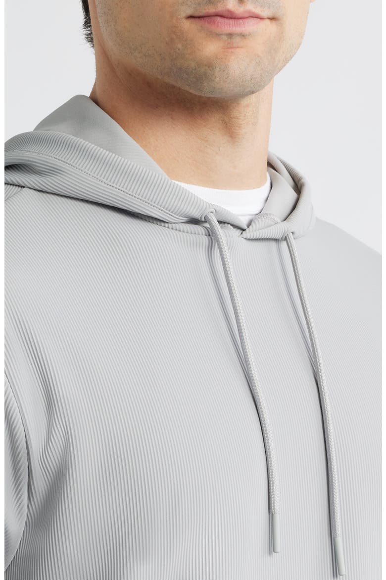 Hoppin Rib Hoodie, Alternate, color, SEAL