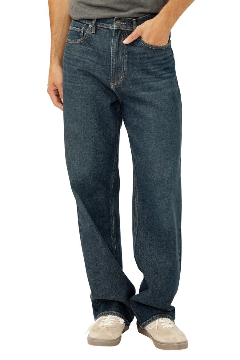 Big Guy Relaxed Fit Jeans, Main, color, TOWER