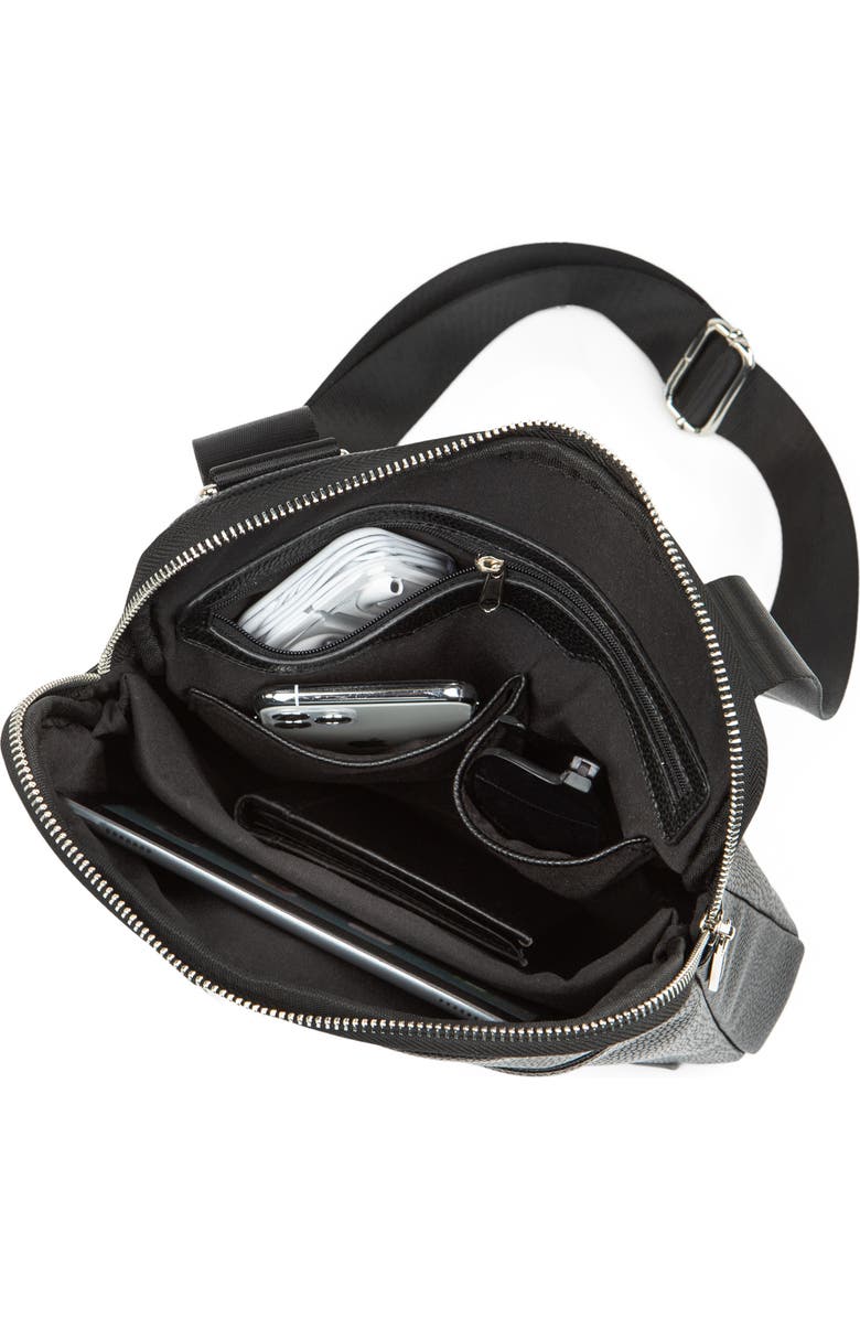 bugatti Contrast Crossbody, Alternate, color, Black