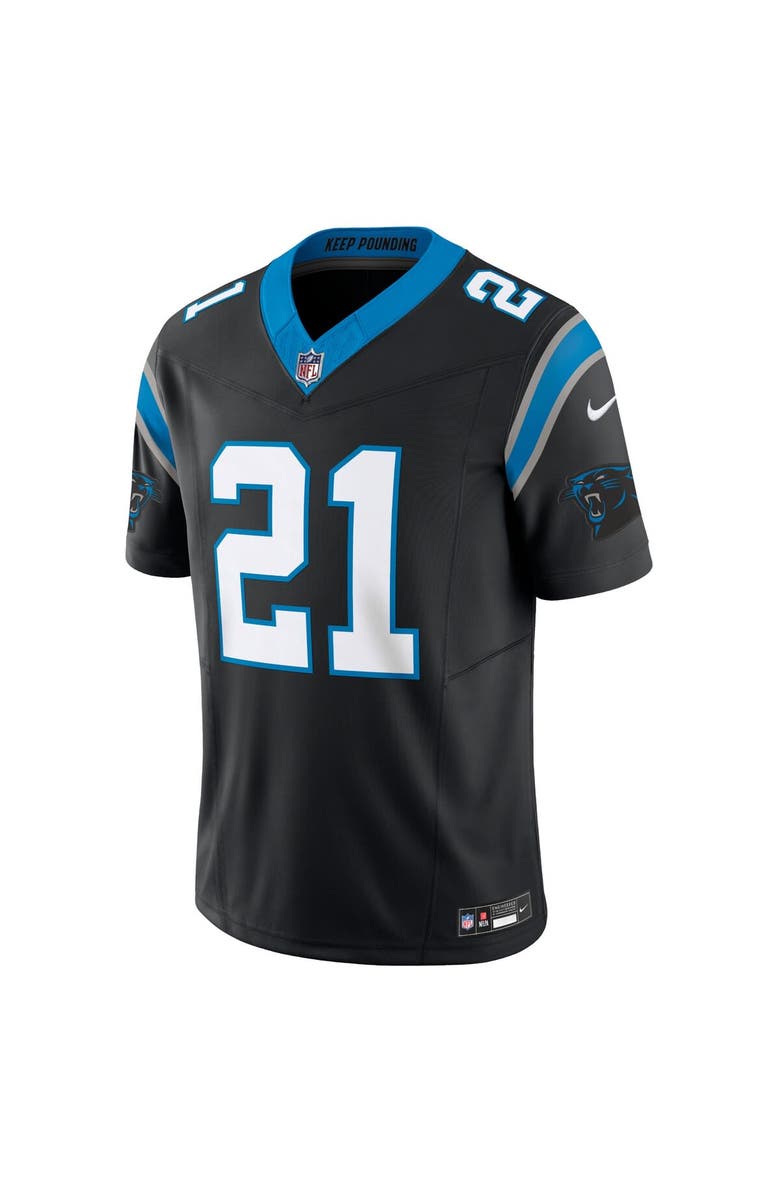 Nike Men's Nike Jeremy Chinn Black Carolina Panthers Vapor F.U.S.E. Limited Jersey, Alternate, color,