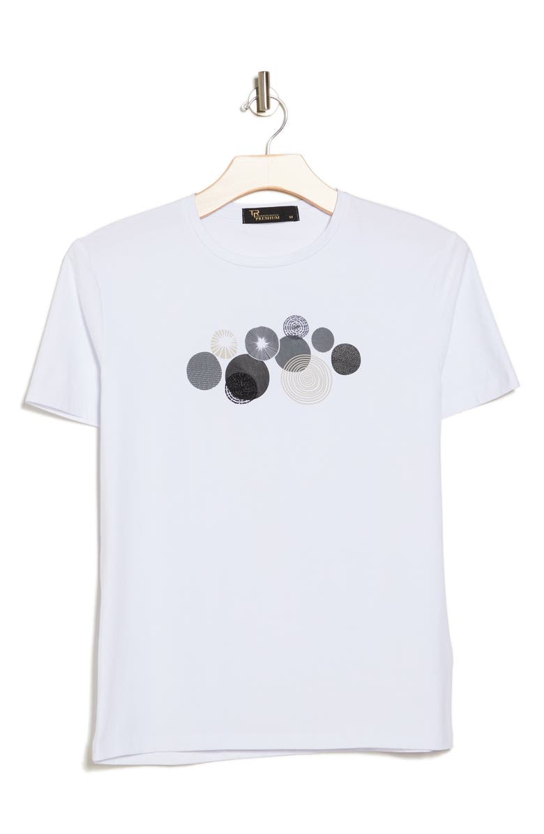 T.R. PREMIUM 3D Abstract Graphic Print T-Shirt, Alternate, color, 