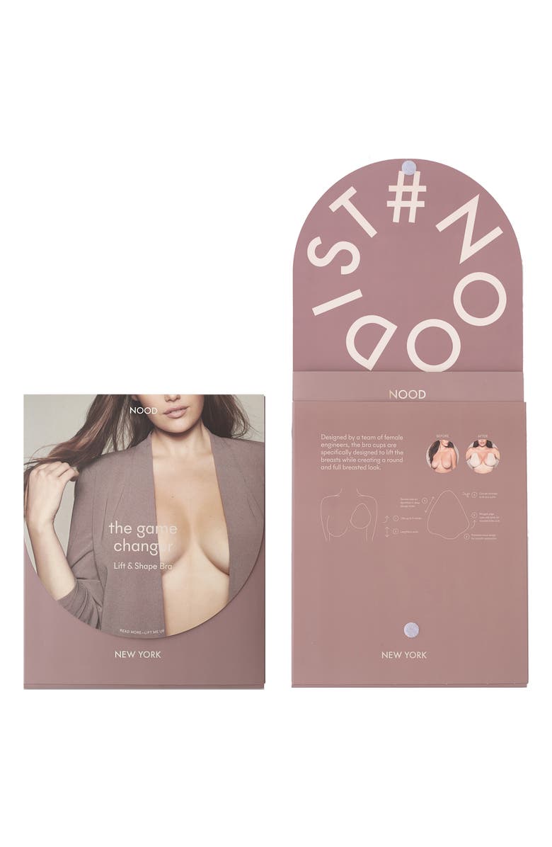 NOOD 4-Pack Waterproof Adhesive Bras, Alternate, color, Black