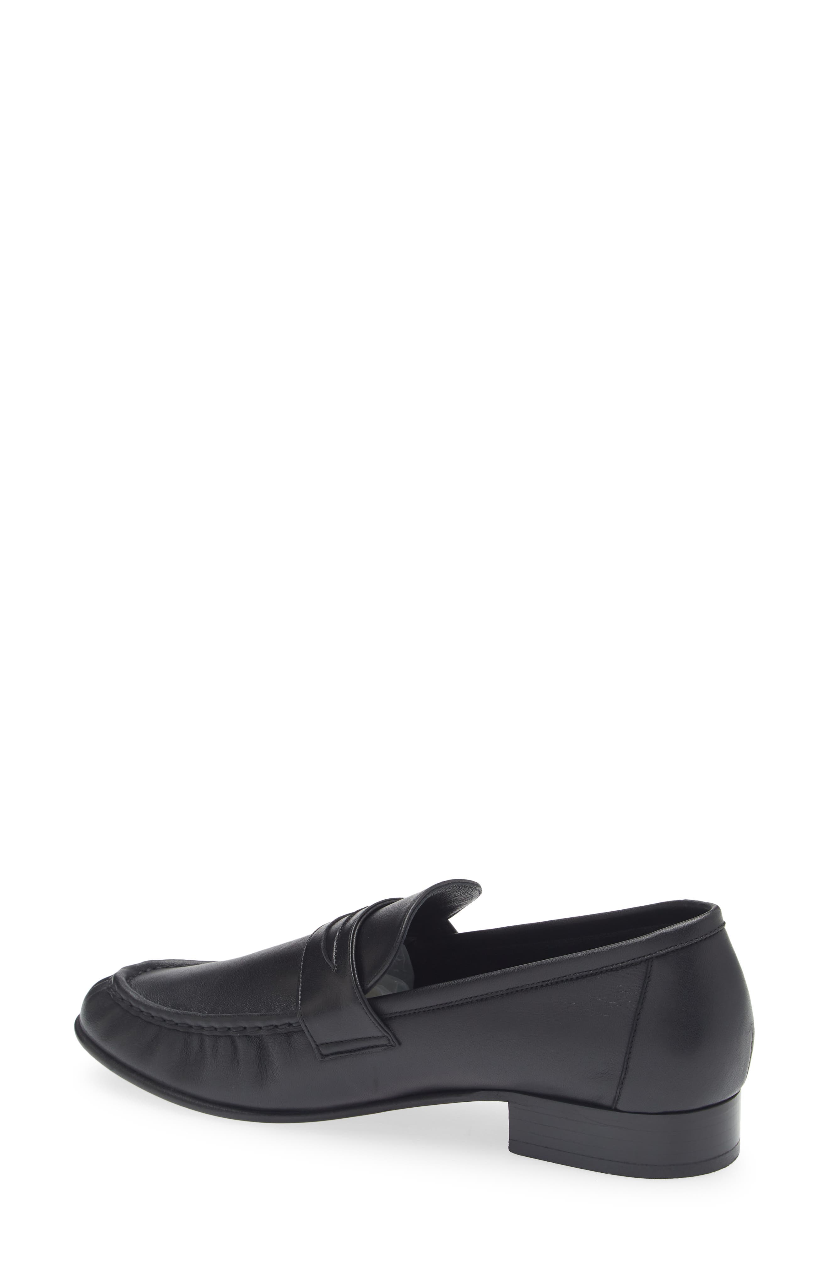 Mansur Gavriel Penny Loafer, Alternate, color, Black