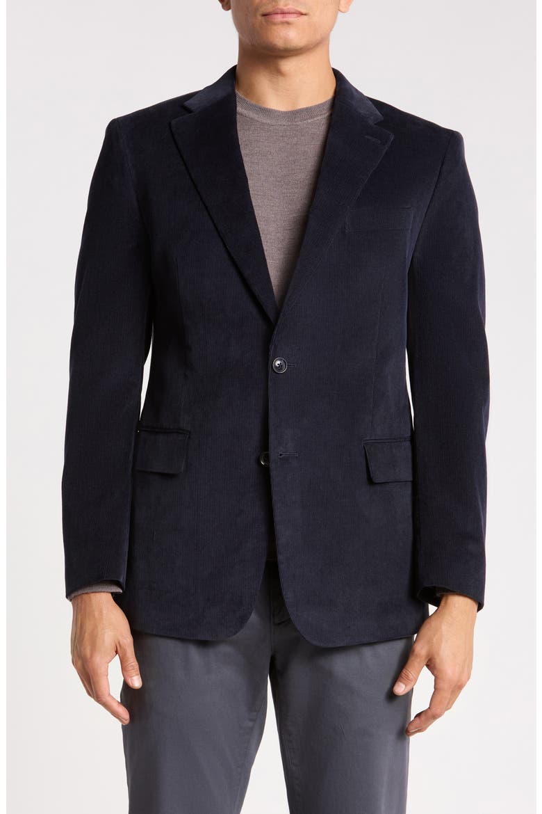 Corduroy Sport Coat, Main, color, NAVY CORDUROY