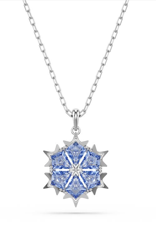 Swarovski Magic Rhodium Plated Pendant Necklace In Silver