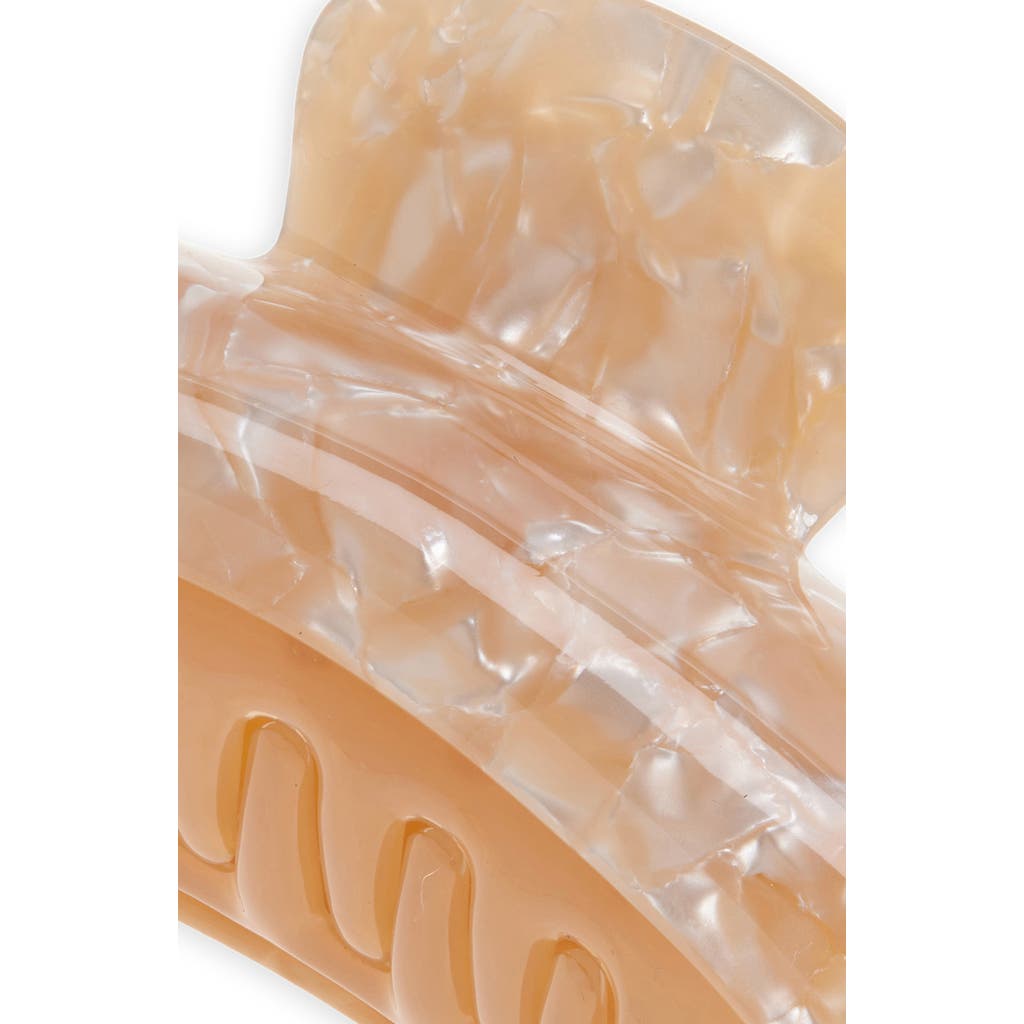 Machete Grande Heirloom Claw Clip In Peach Shell