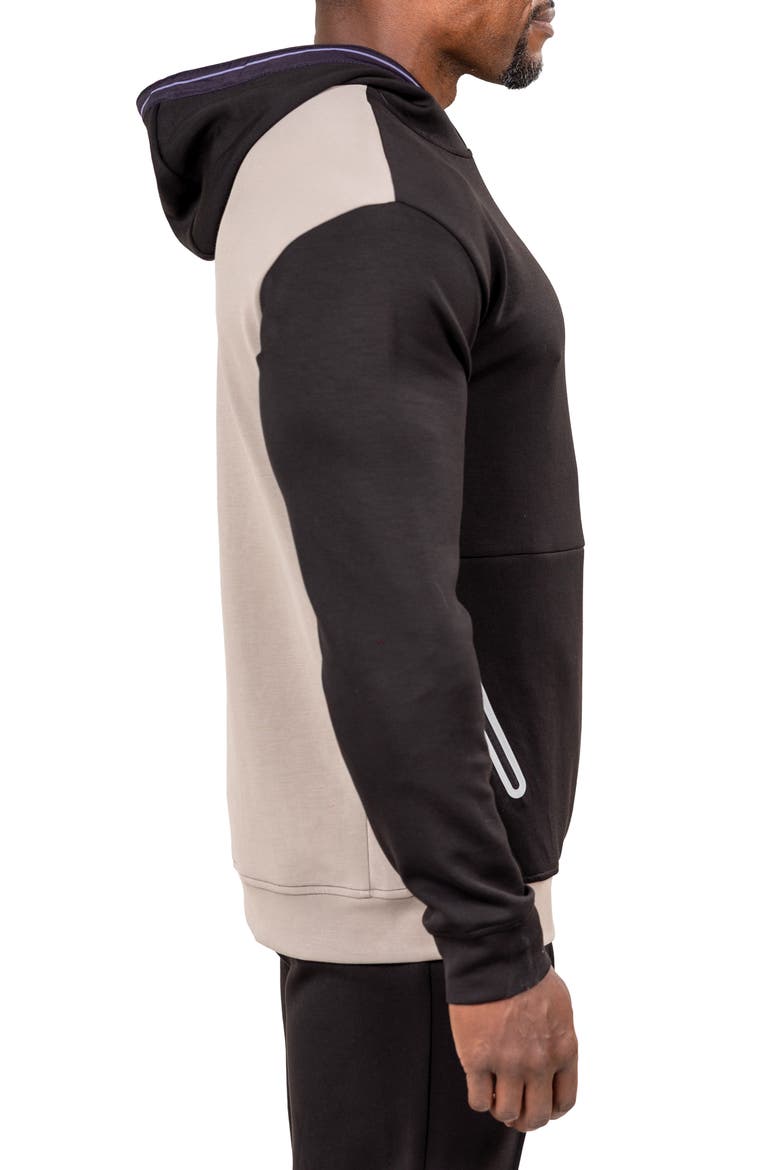 Marthyr Pullover Hoodie, Alternate, color, BLACK