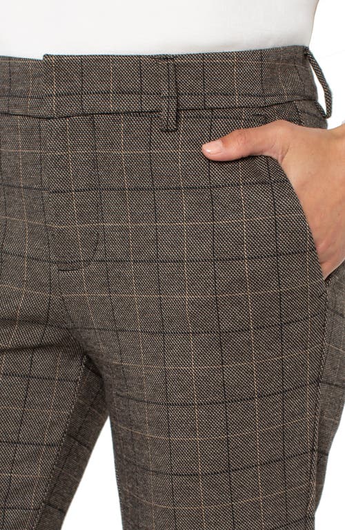 Liverpool Los Angeles Kelsey Knit Trousers In Brown