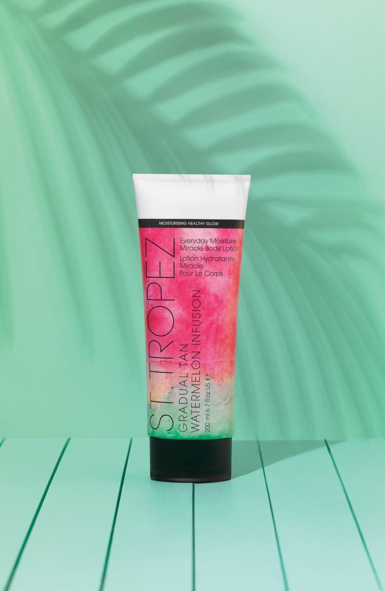 St. Tropez Gradual Tan Watermelon Infusion Everyday Moisture Miracle Body Lotion, Alternate, color,