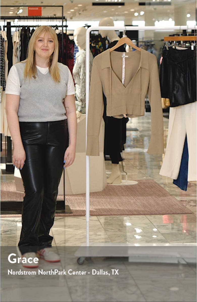 Marianne V-Neck Crop Sweater, sales video thumbnail