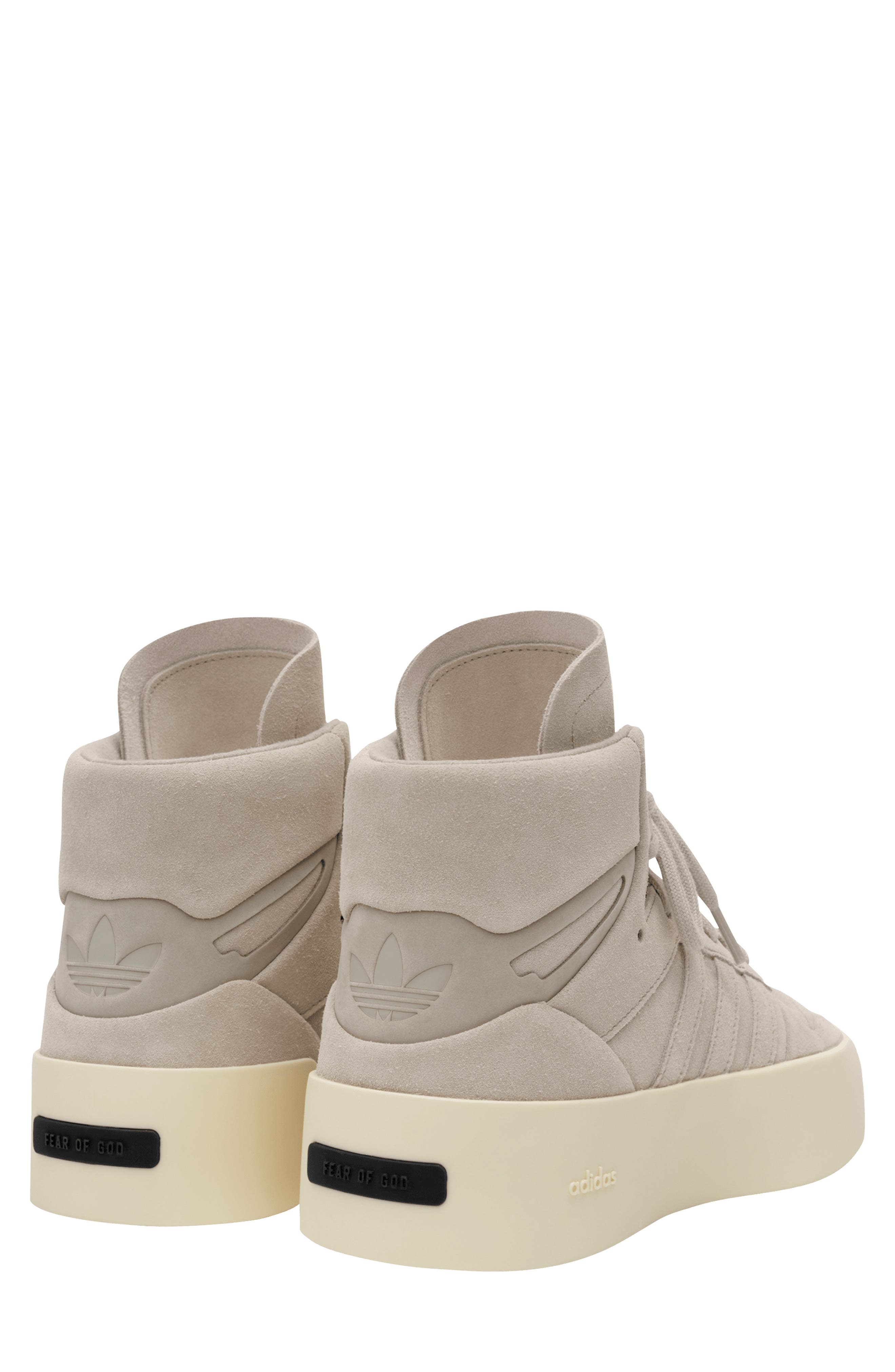 adidas x Fear of God Athletics '86 High Top Sneaker, Alternate, color, Sesame/ Sesame/ Sesame