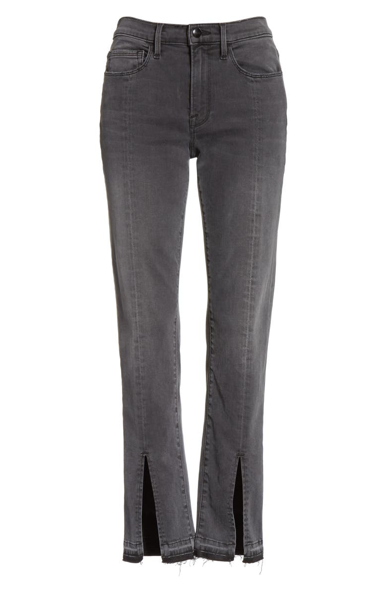 FRAME Le Nouveau Straight Split Hem Skinny Jeans, Alternate, color,
