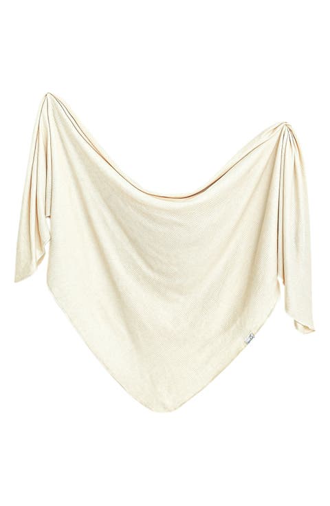 Moonstone Rib Swaddle Blanket