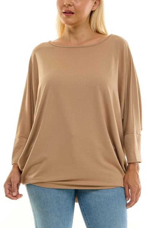 Dolman Sleeve Tunic (Plus)