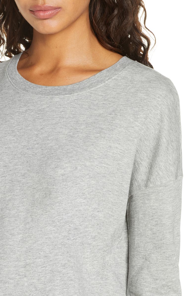 Madewell Pajama Sweatshirt, Alternate, color,