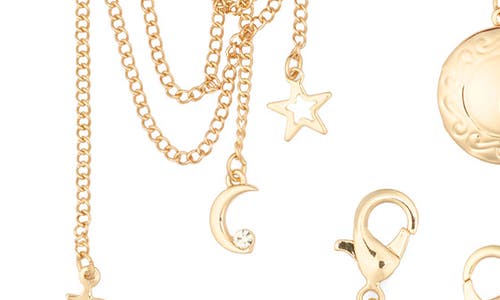 Leith 9-piece Shoe Lace Charm Set In Gold
