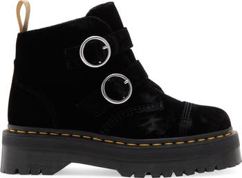 Devon Double Buckle Velvet Chukka Boot