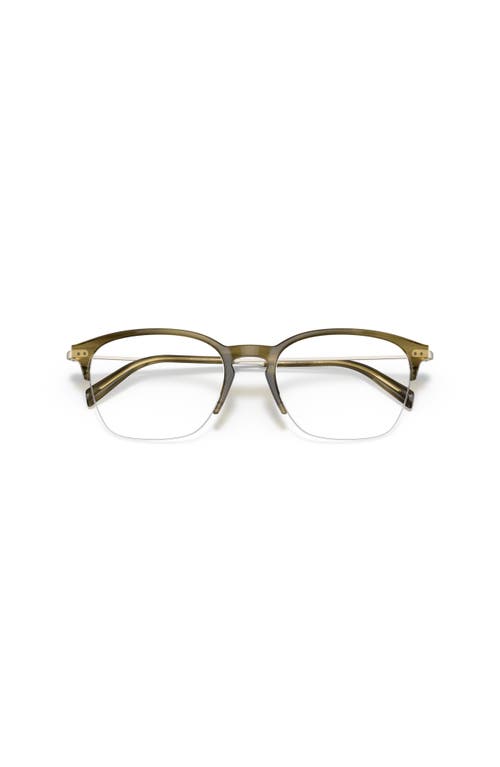 Giorgio Armani 53mm Phantos Optical Glasses In Green