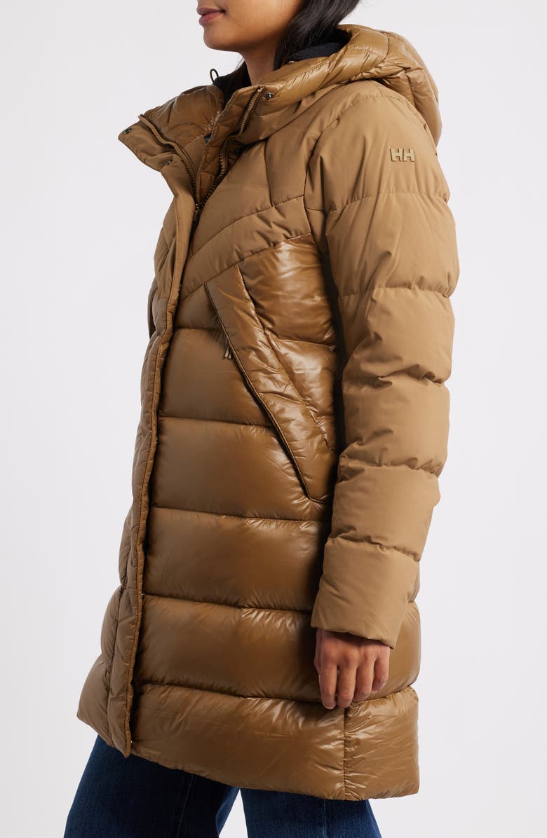 Helly Hansen Winter Bliss 600 Fill Power Down Parka, Alternate, color, Sepia