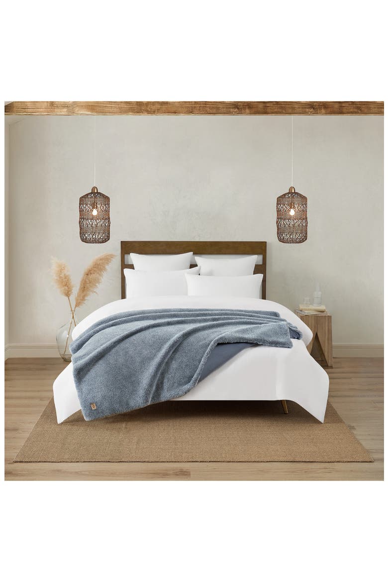 Matti Faux Fur Throw Blanket, Alternate, color, CYCLONE