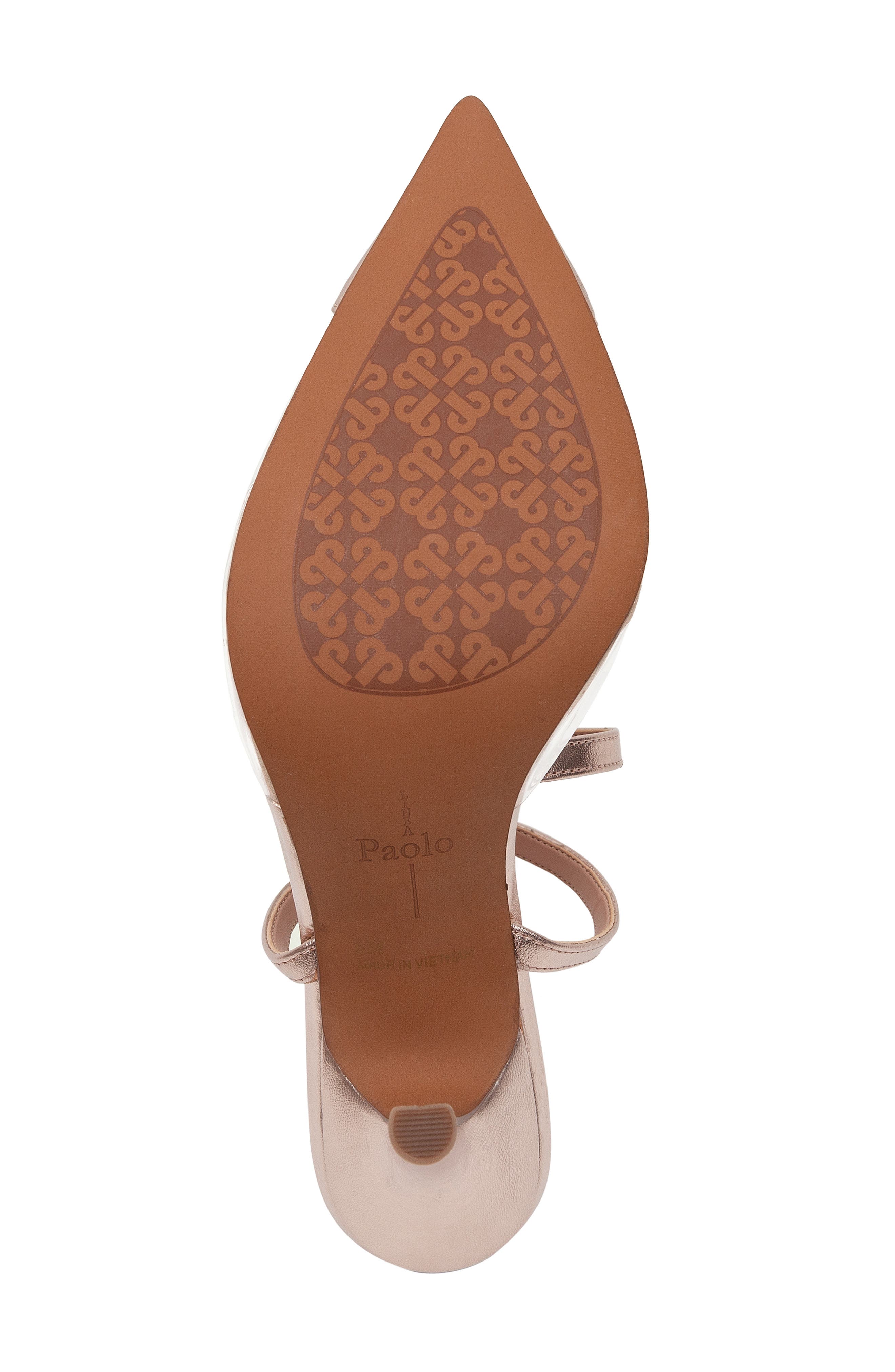 Linea Paolo Yuki Pointed Toe Pump, Alternate, color, Clear/ Rose Quartz