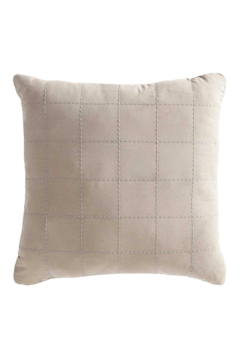 Urban Box Stitch Comforter Set, Alternate, color, SOFT BROWN