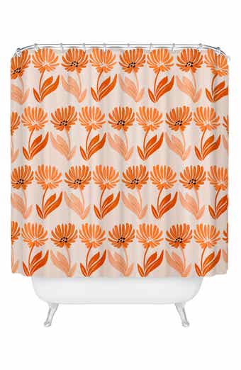 Twins Floral Shower Curtain
