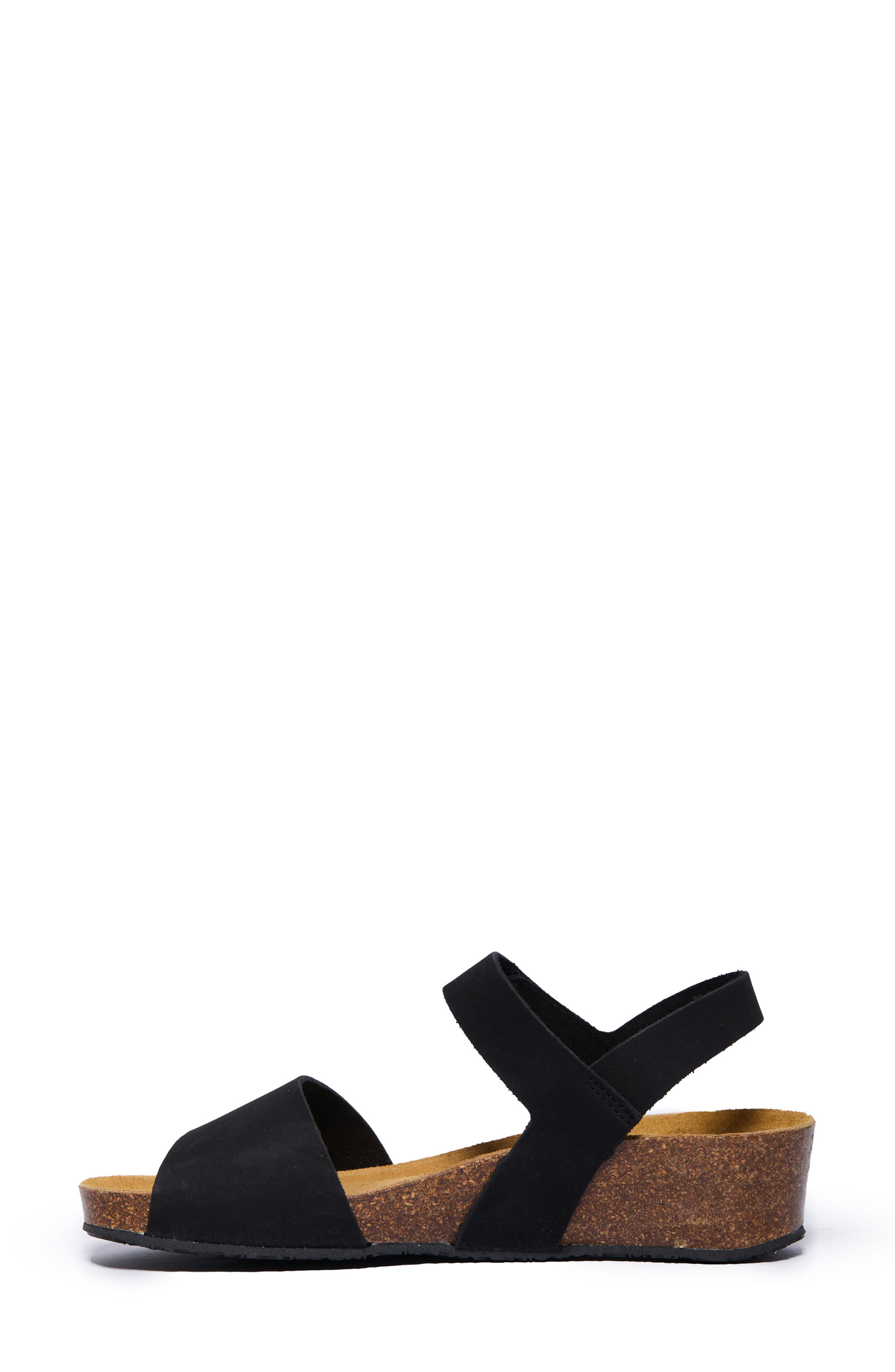 Luna Sandal, Alternate, color, NOBUCK BLACK