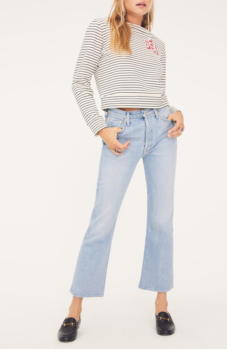 MOTHER The Tripper Crop Bootcut Jeans, Alternate, color,