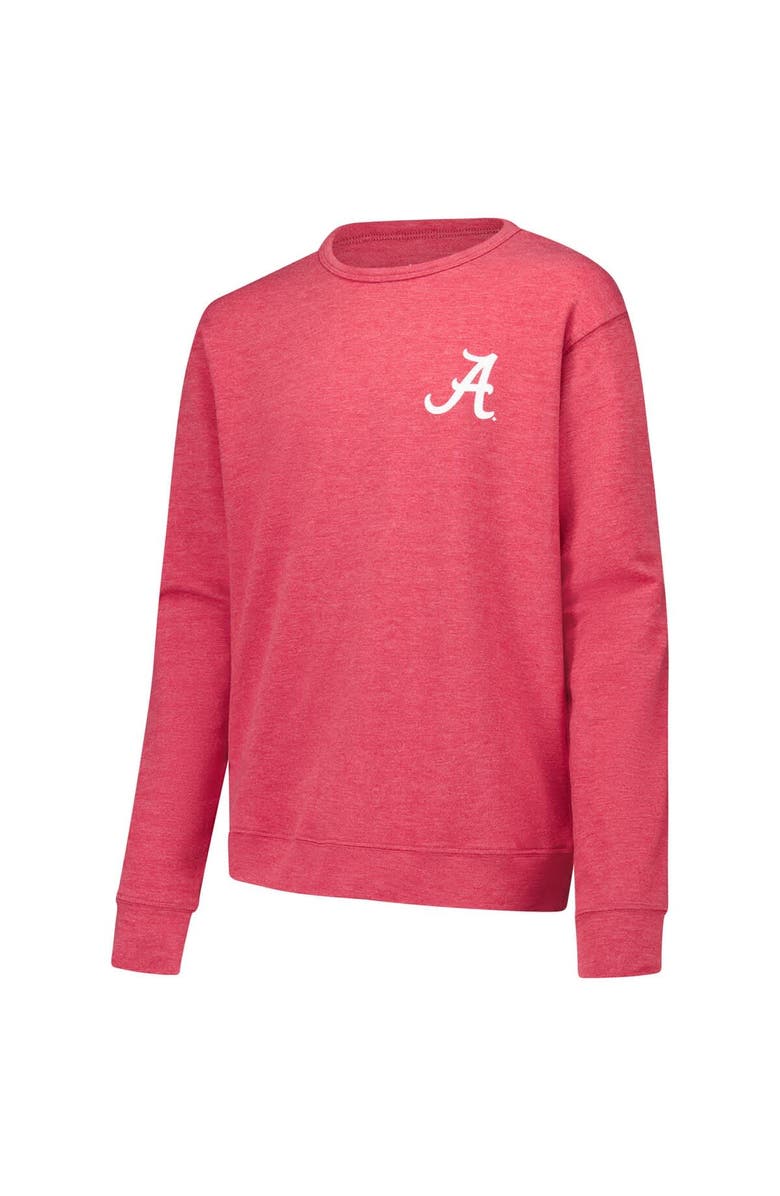 Wes & Willy Youth Wes & Willy Crimson Alabama Crimson Tide Tri-Blend Go Wild Pullover Sweatshirt, Alternate, color, Crimson