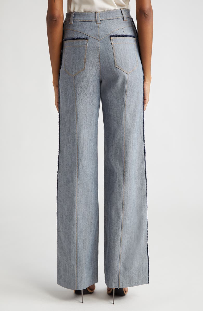 Cinq à Sept Francine Wide Leg Jeans, Alternate, color,