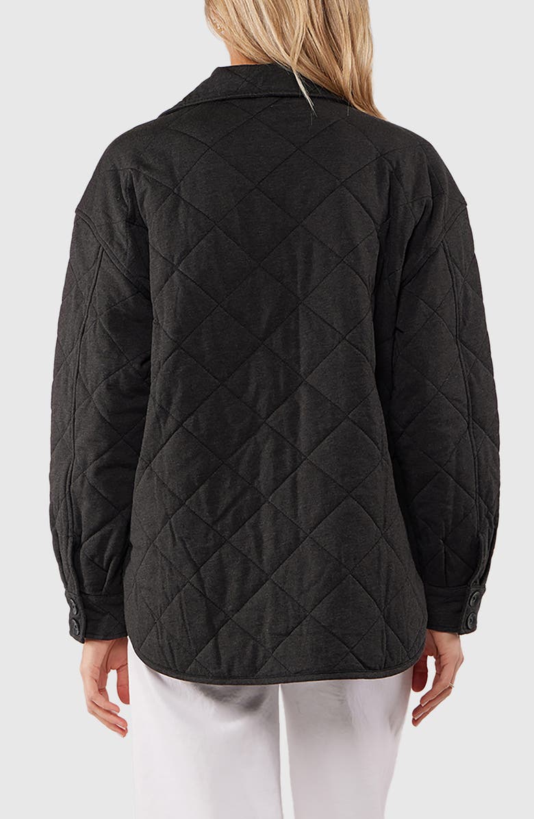 matty m. Ellwood Quilted Jacket, Alternate, color, Heather Charcoal