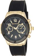True Religion Mixed Index Silicone Strap Analog Watch