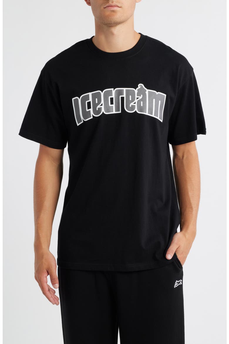 Vanilla Graphic T-Shirt, Main, color, BLACK