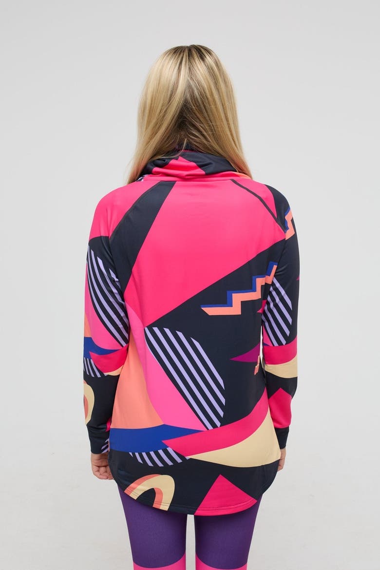 High Neck Baselayer Top Hotstepper -  Women's, Alternate, color, multi-colour