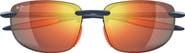 Maui Jim Hookipa Ultra 63mm PolarizedPlus2® Oval Sunglasses