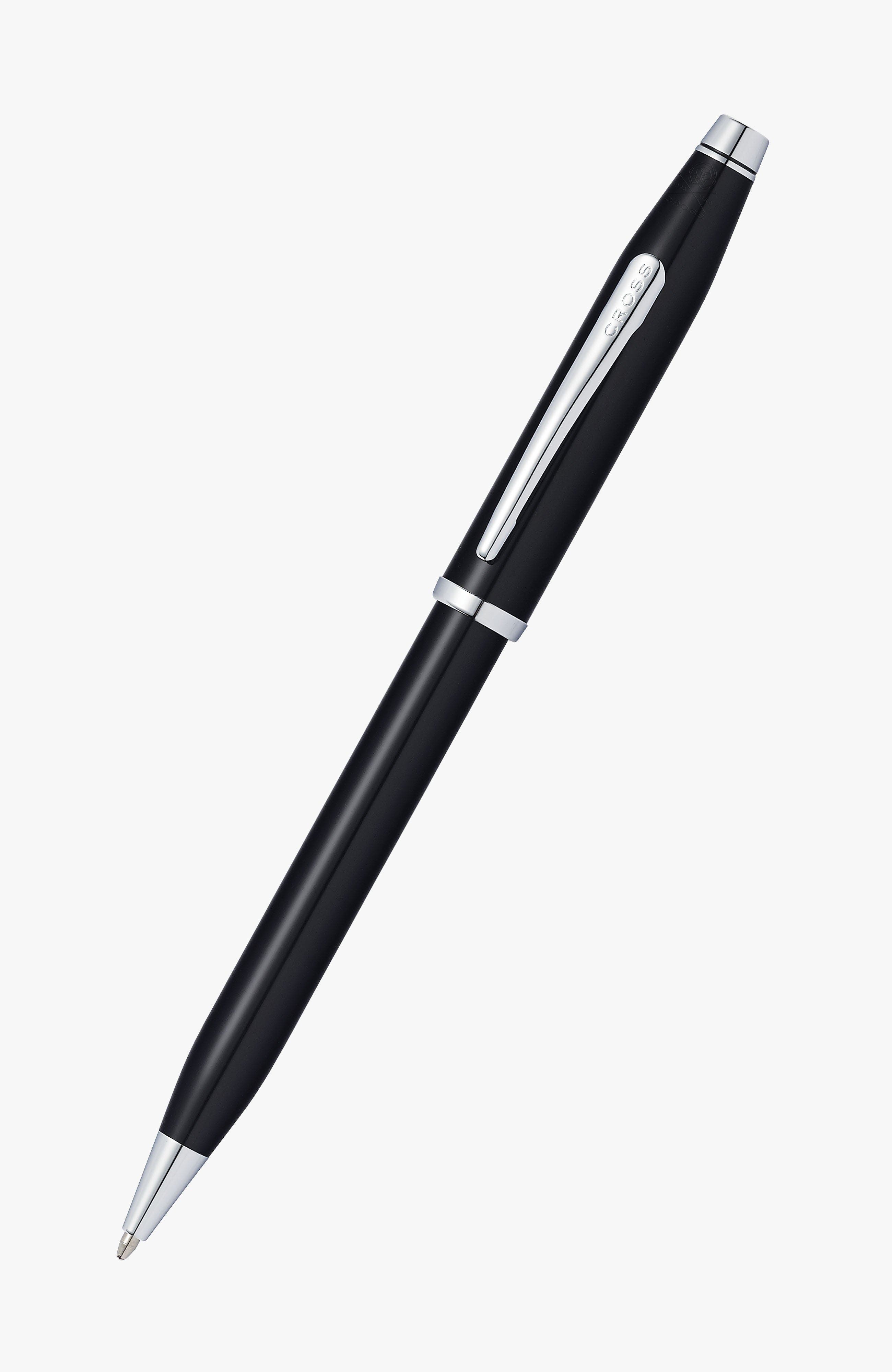 A.T. Cross Century II Ballpoint Pen in Black Lacquer 