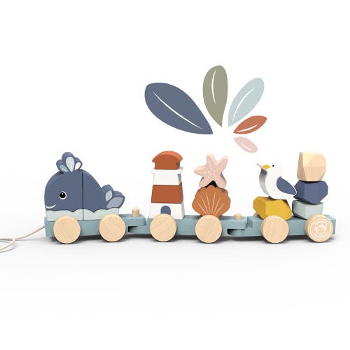 Speedy Monkey Ocean Stacking Train In Multi