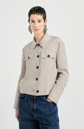 Brunello Cucinelli Linen diagonal jacket