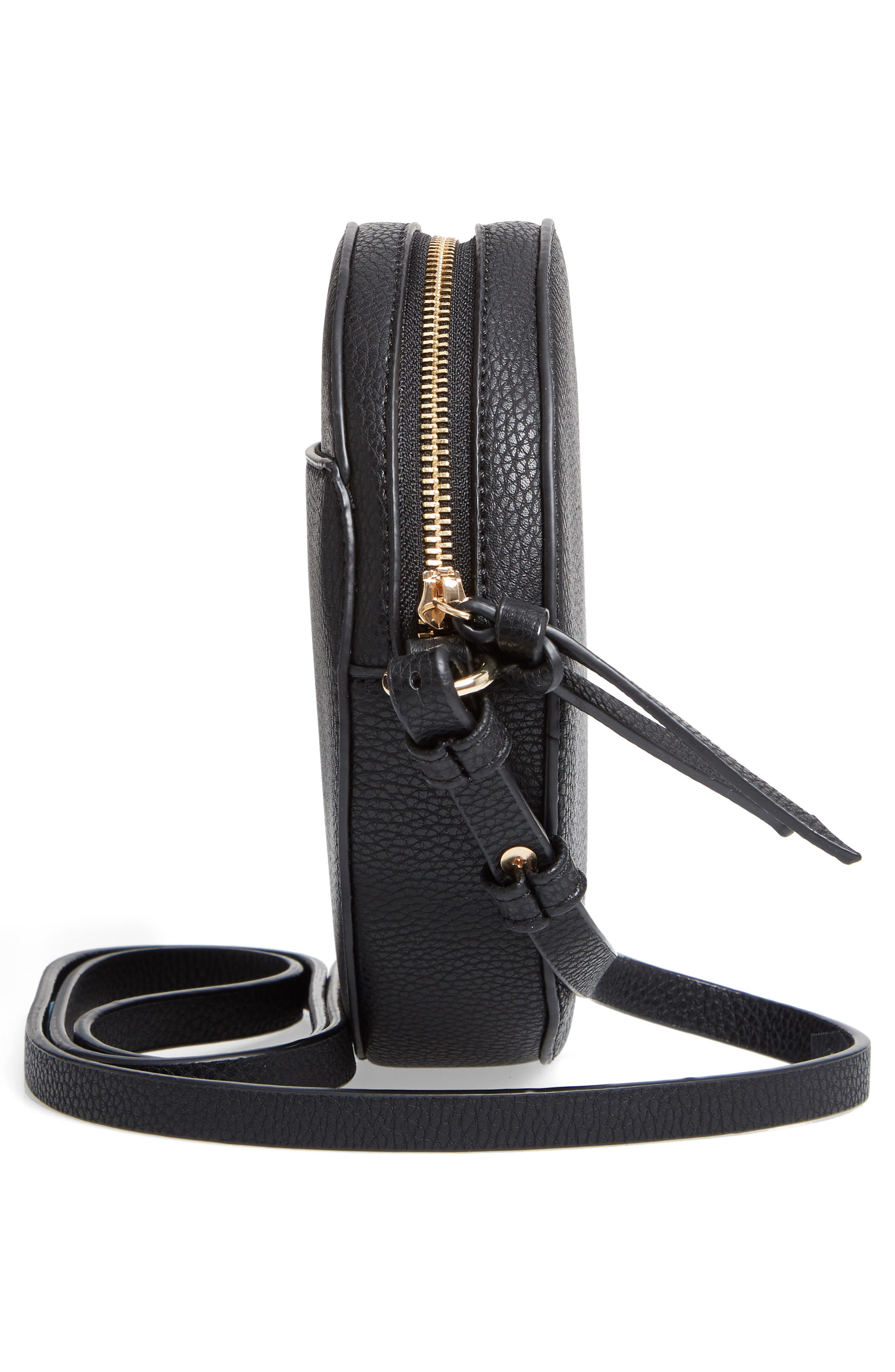 Chelsea28 Cassie Faux Leather Circle Crossbody Bag, Alternate, color, 