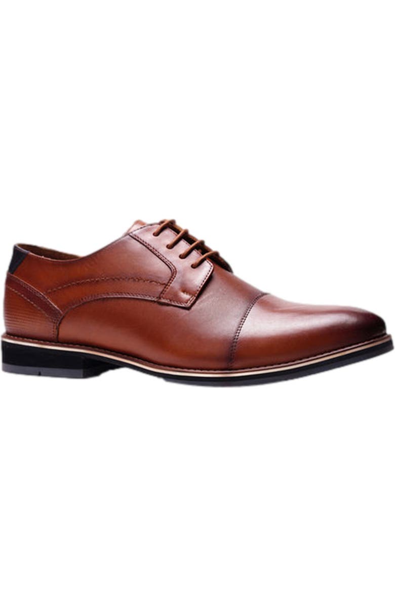 A. Veer New York Lace-up Derby, Main, color, Tan Leather
