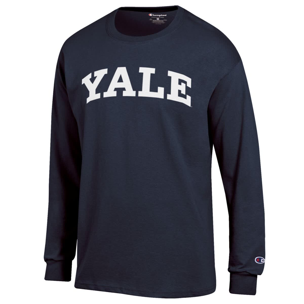 Men's Champion  Navy Yale Bulldogs Basic Arch Long Sleeve T-Shirt - image 2