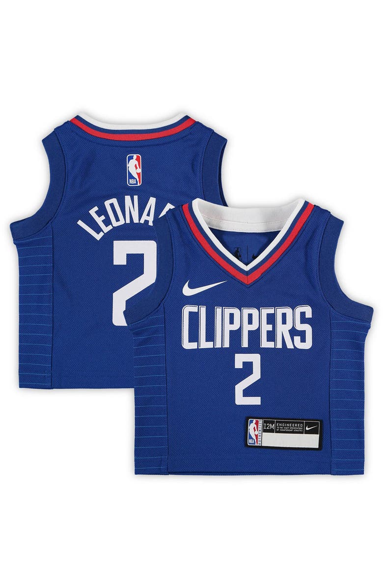 Nike Infant Nike Kawhi Leonard Royal LA Clippers 2020/21 Jersey - Icon Edition, Alternate, color, 