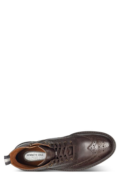 Kenneth Cole New York Todd Wingtip Boot In Brown