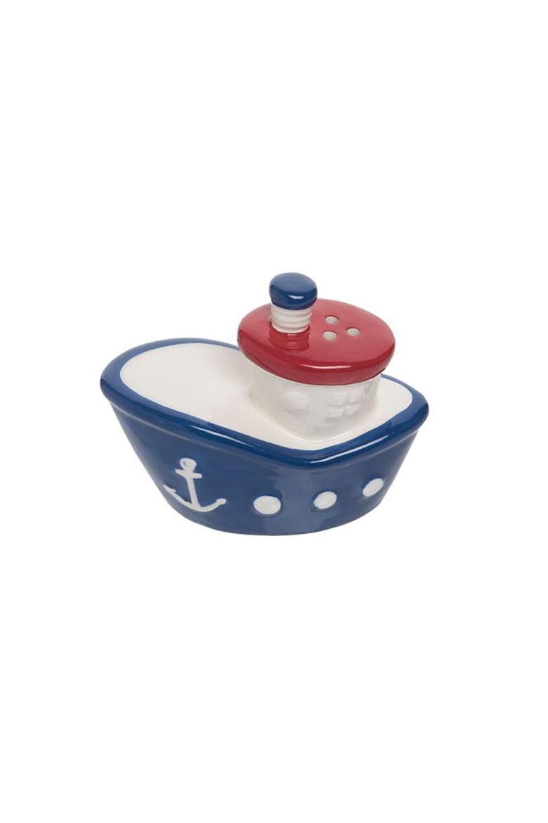 Ships Ahoy Salt & Pepper Set, Alternate, color, Blue