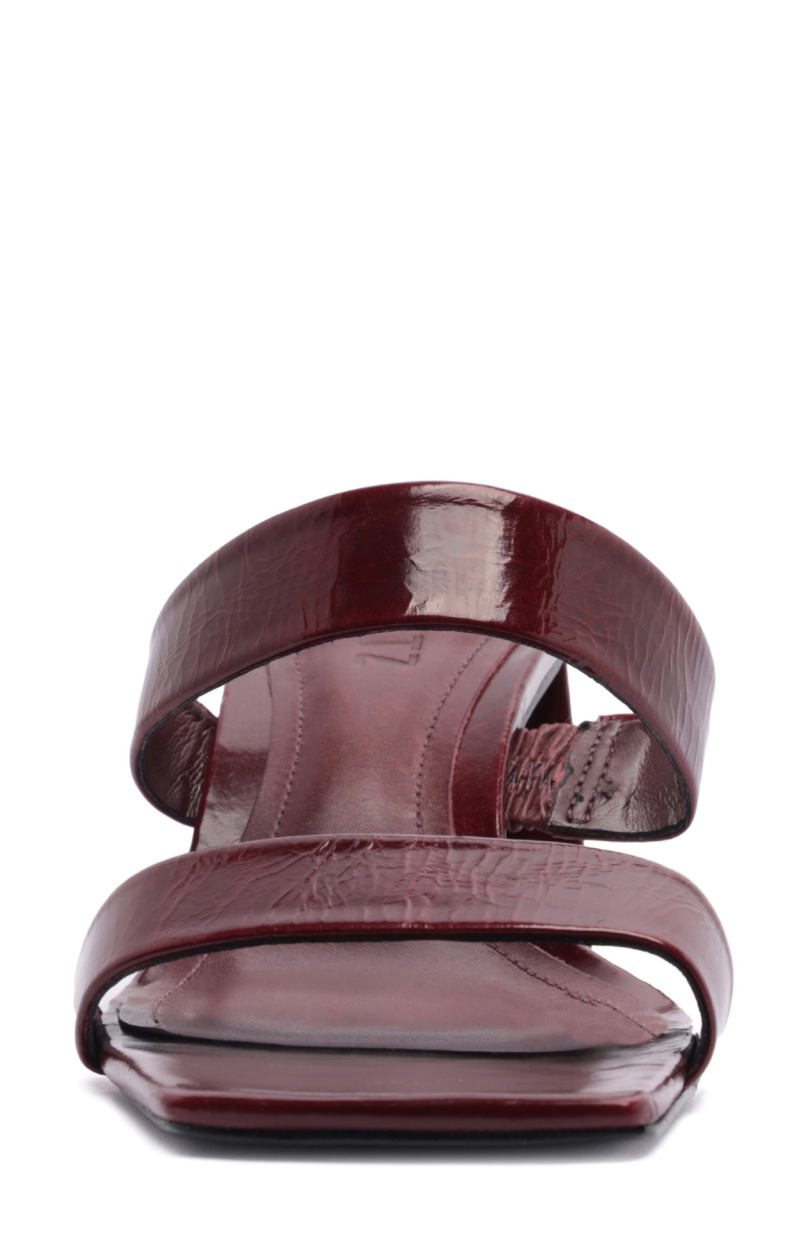 Chantal Mid Slide Sandal, Alternate, color, VINO