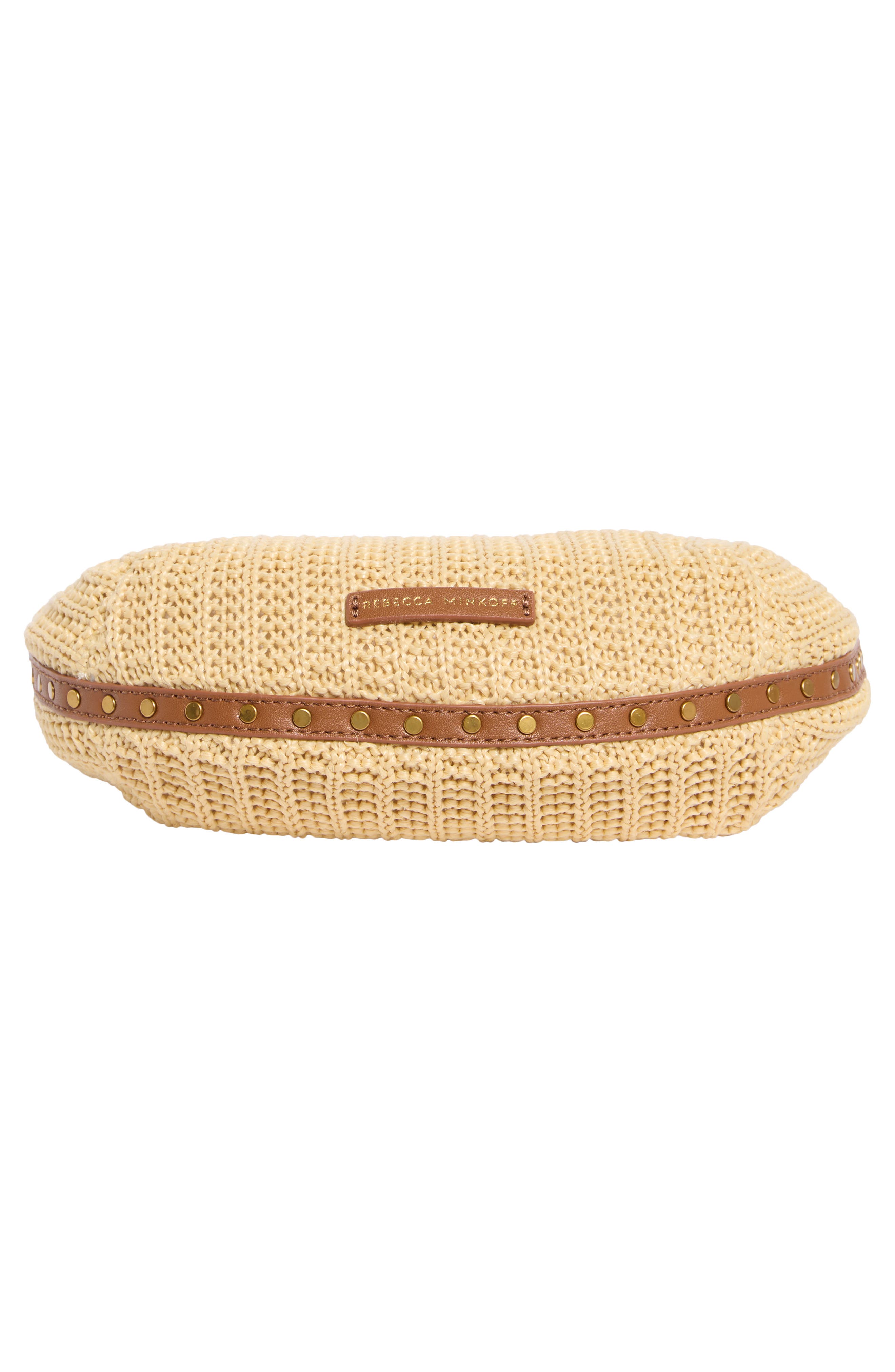 Darren Crescent Crossbody Bag, Alternate, color, NATURAL