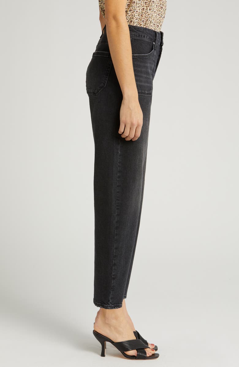 PAIGE Alexis Utility High Waist Ankle Barrel Jeans, Alternate, color,