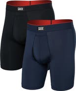 SAXX Assorted 2-Pack Multi-Sport Mesh Long Boxer Briefs